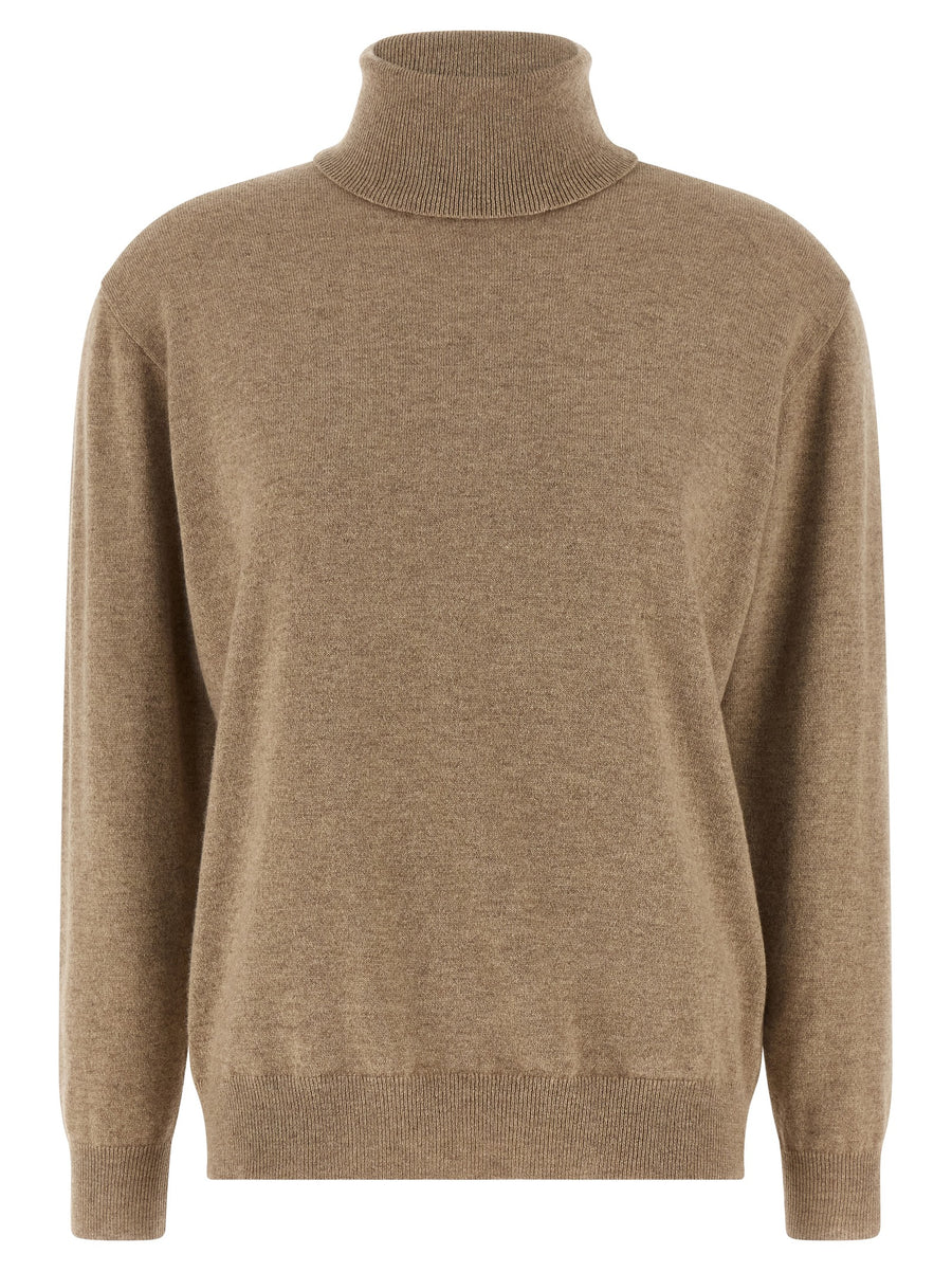 Brunello Cucinelli 100% cashmere sweater in beige
