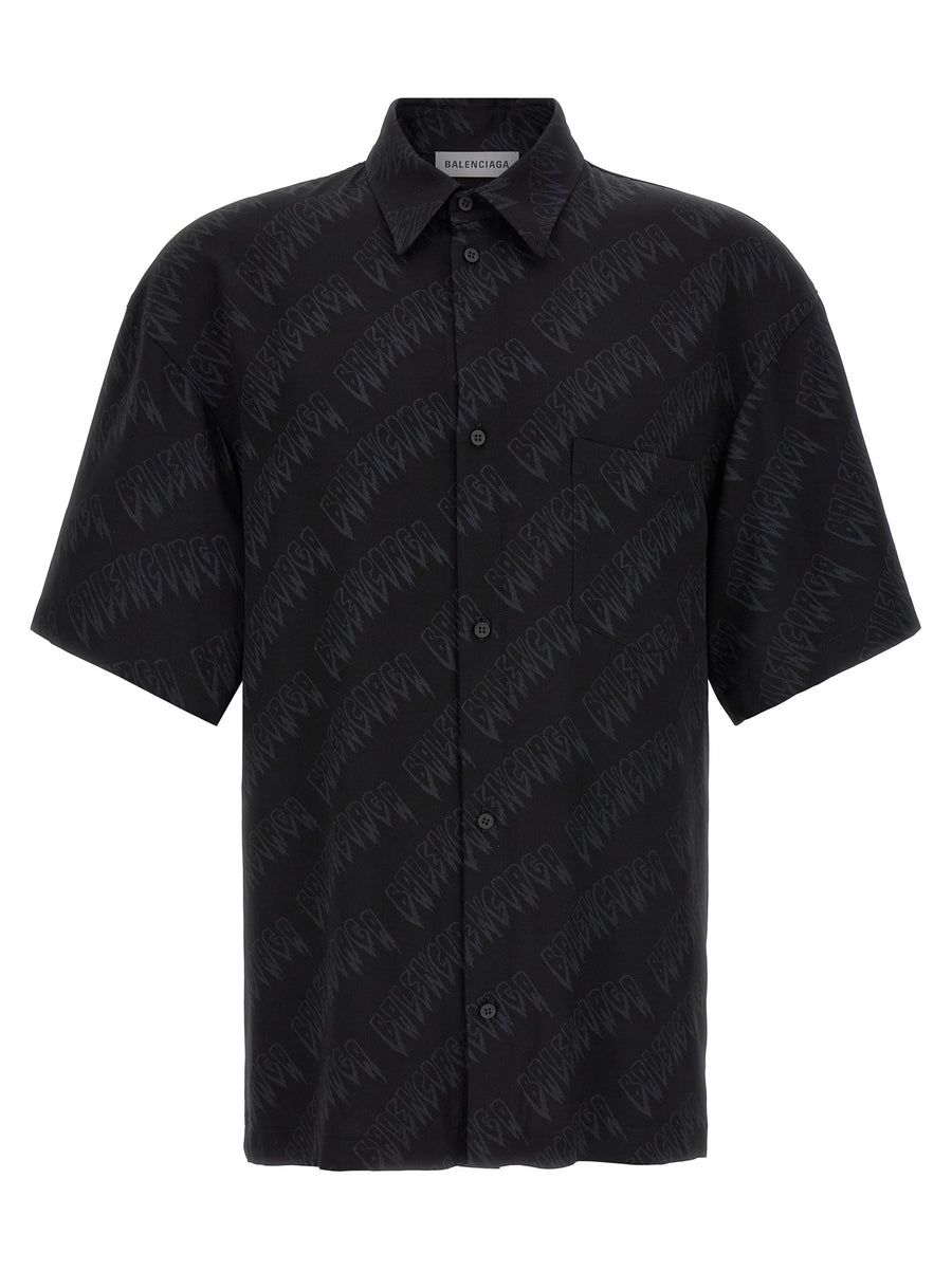 Balenciaga 100% Viscose shirt in black