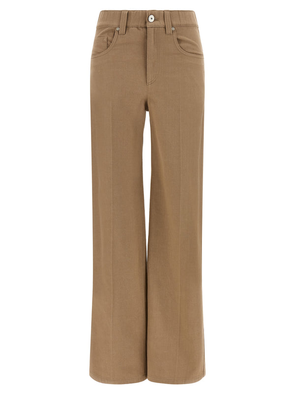 Brunello Cucinelli 100% Cotton jeans in beige