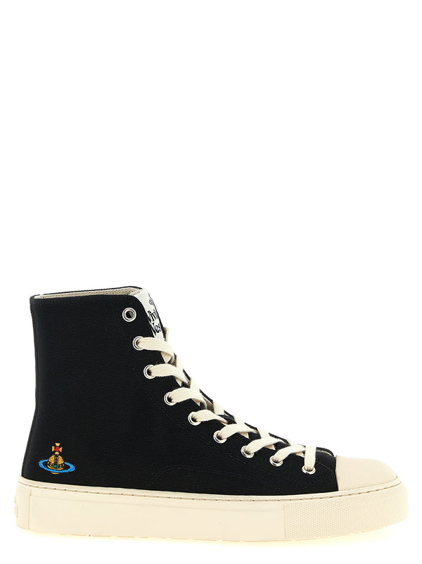 Vivienne Westwood 100% cotton sneaker in black