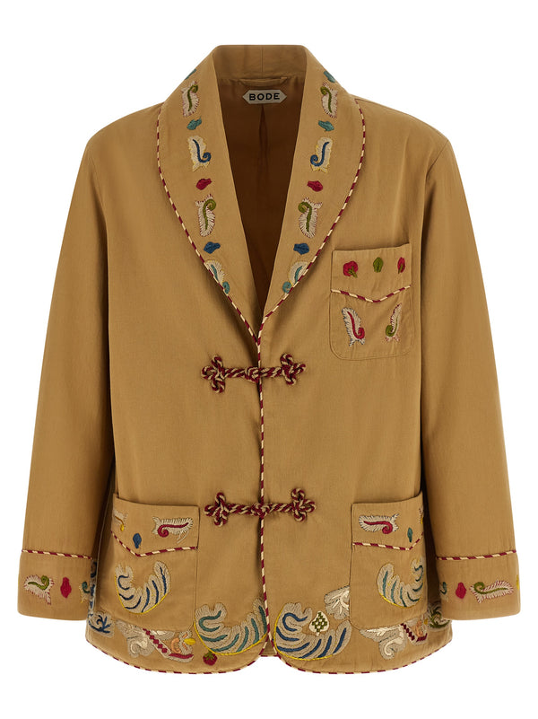 Bode 100% Cotton blazer in beige