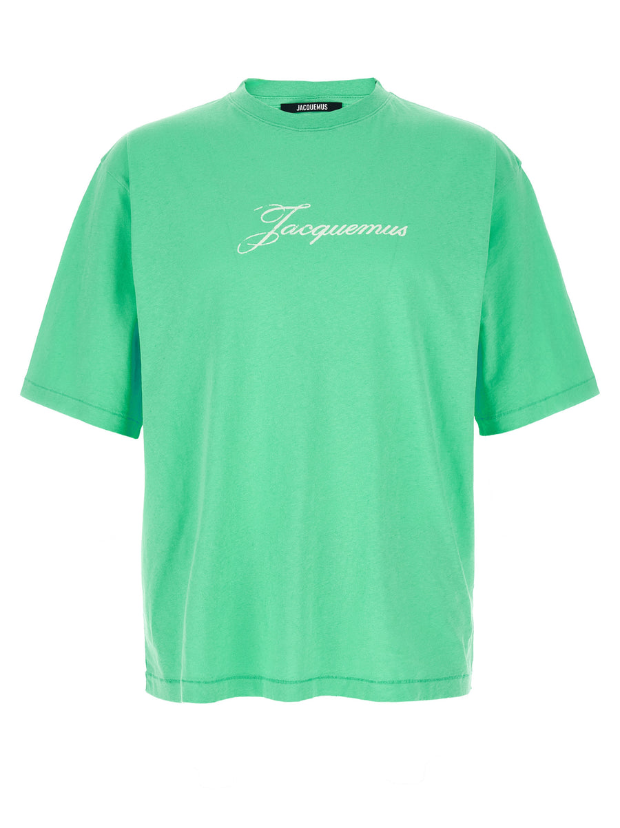 Jacquemus 85% Cotton t-shirt in green