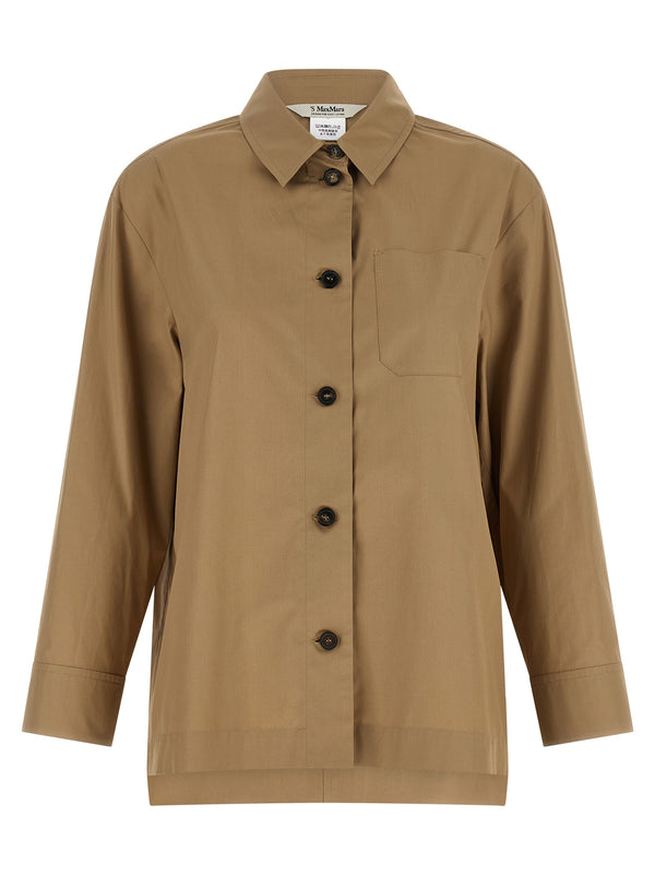 'S Max Mara 100% cotton shirt in beige