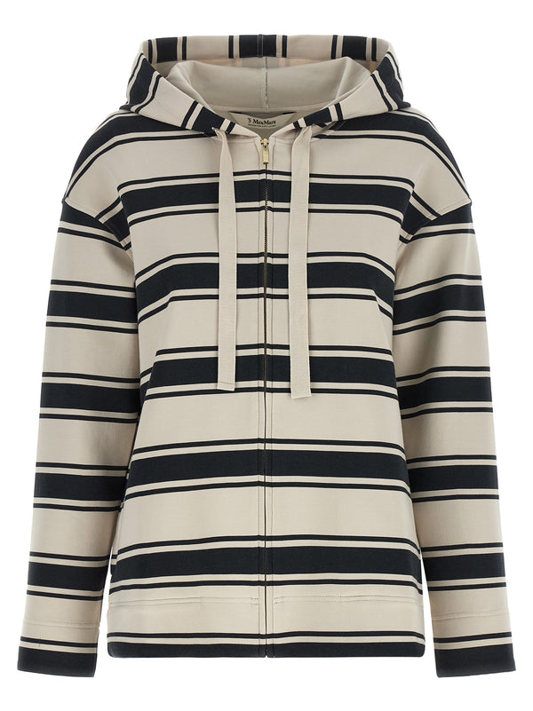 'S Max Mara 73% cotton hoodie in beige