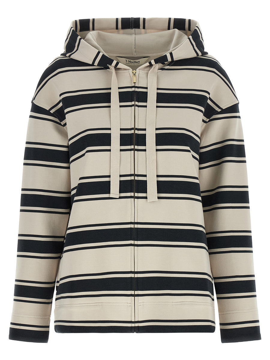 'S Max Mara 73% cotton hoodie in beige