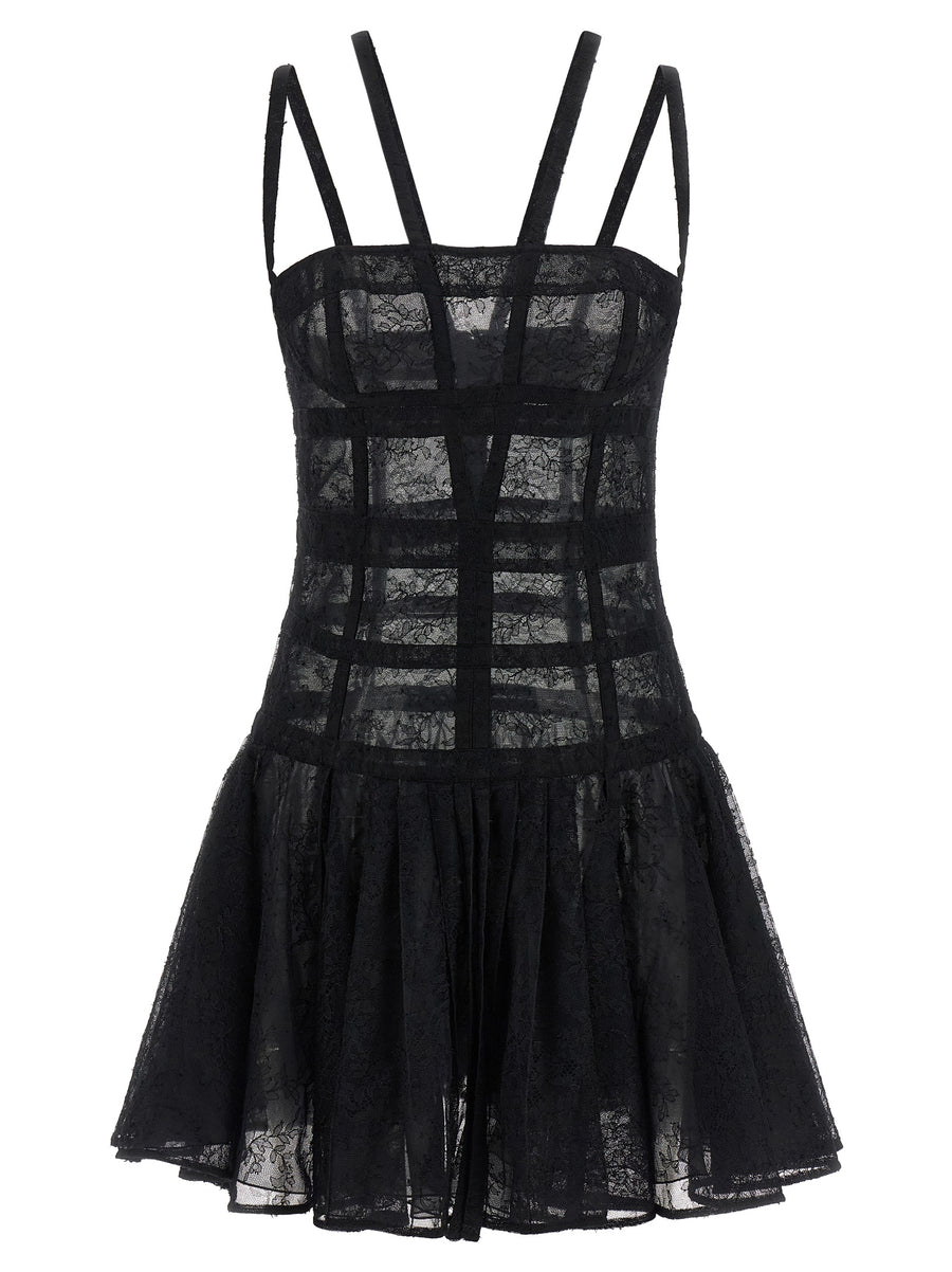 Giovanni Bedin 86% polyamide dress in black