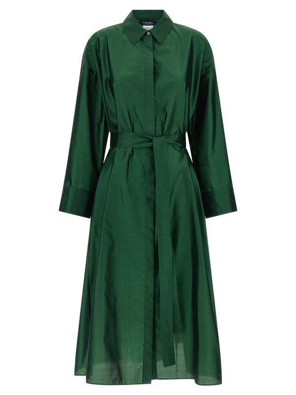 'S Max Mara 71% polyester dress in green