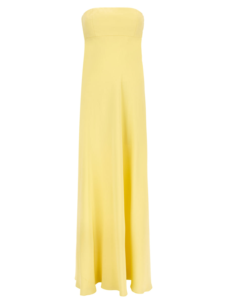 Giovanni Bedin 100% silk dress in yellow