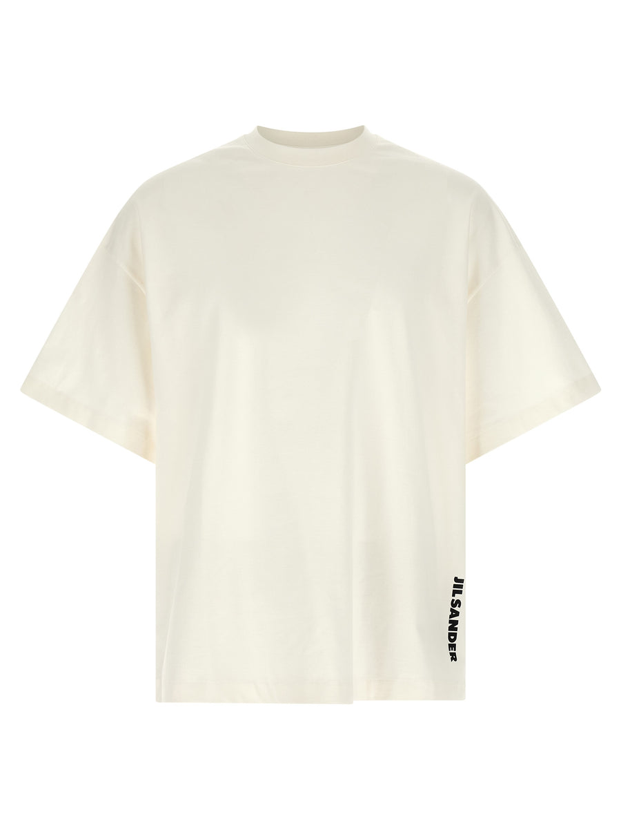 Jil Sander 100% cotton t-shirt in white