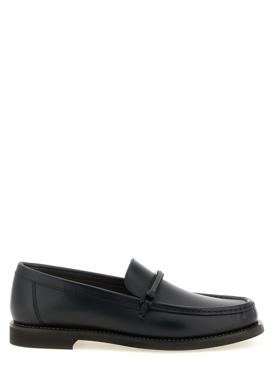Brunello Cucinelli 100% Calfskin Leather loafer in black
