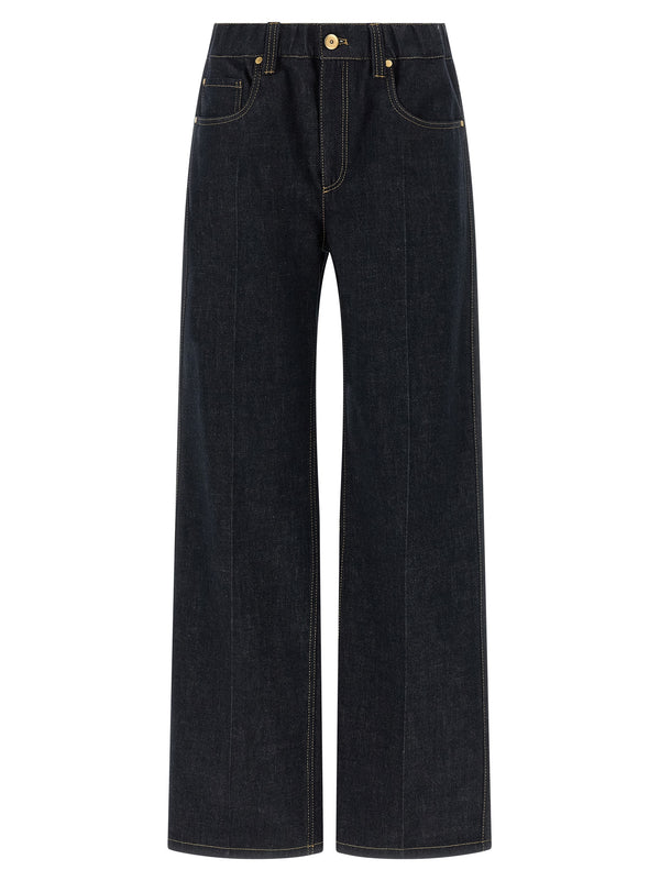 Brunello Cucinelli 100% Cotton jeans in navy