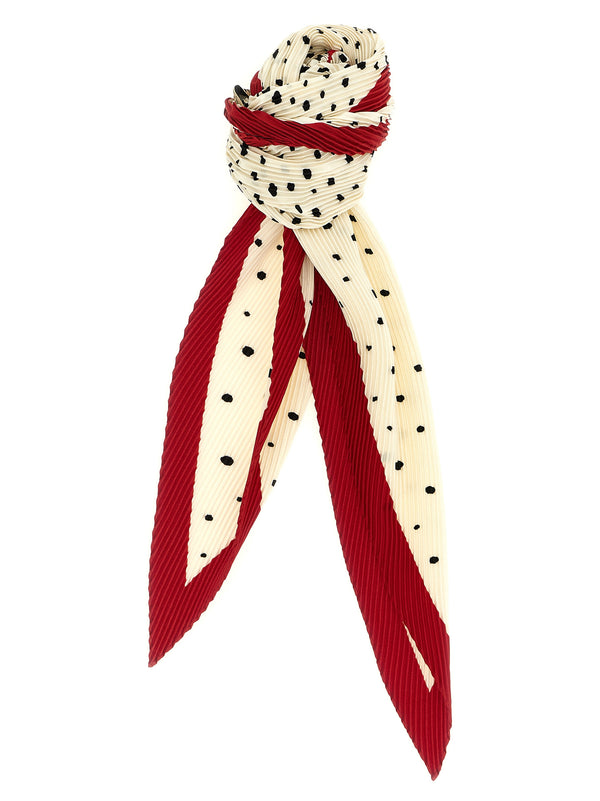 Valentino Garavani 100% silk scarf in red