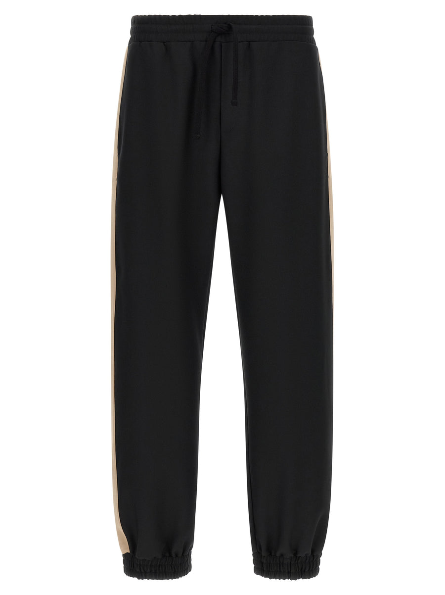 Valentino Garavani 100% Polyester joggers in black