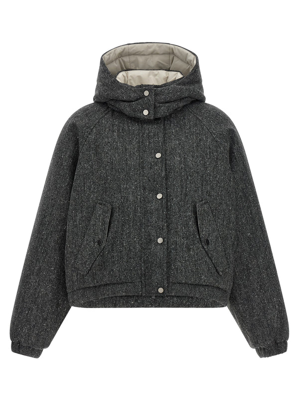 Brunello Cucinelli 70% virgin wool jacket in gray