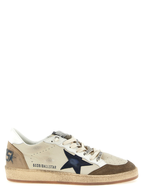 Golden Goose 100% leather sneaker in multicolor