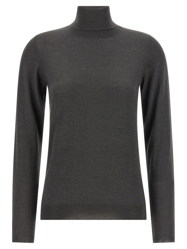 Brunello Cucinelli 51% Cashmere turtleneck sweater in gray