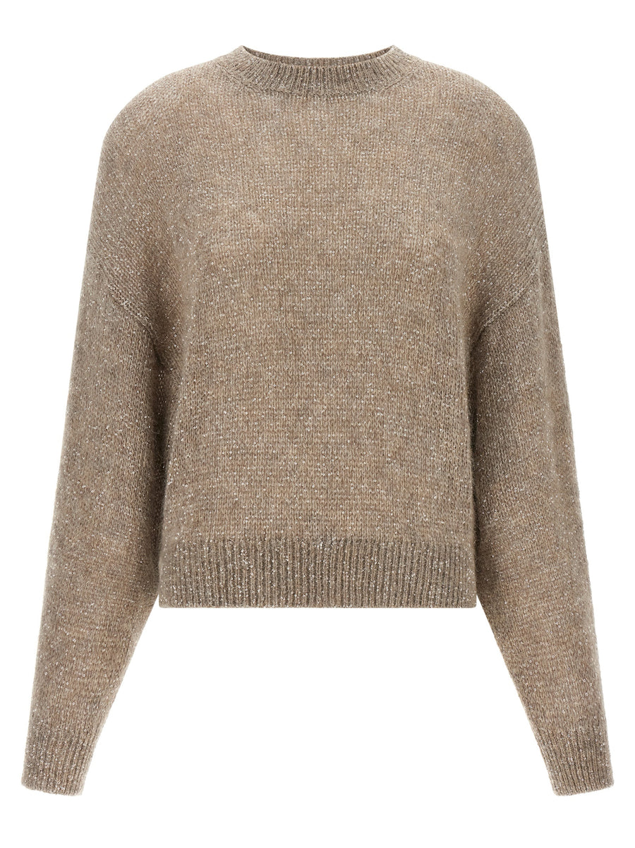 Brunello Cucinelli 44% polyamide sweater in beige