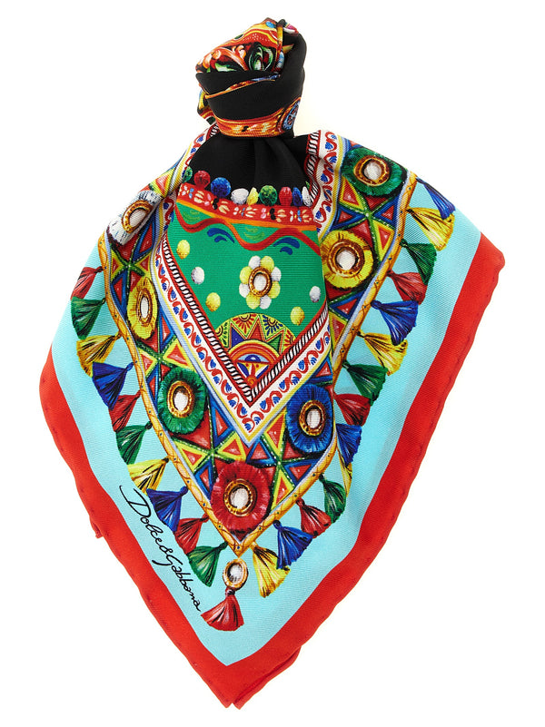 Dolce & Gabbana 100% Silk scarf in multicolor