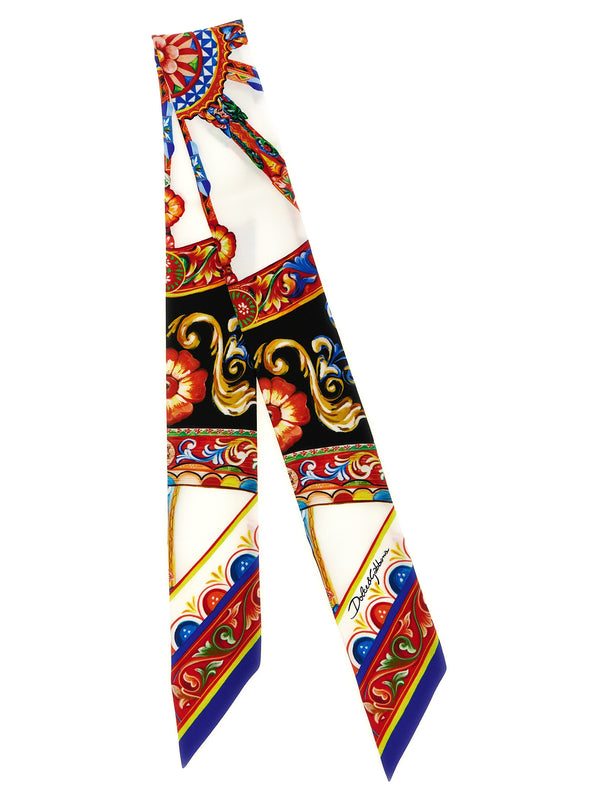 Dolce & Gabbana 100% silk scarf in multicolor