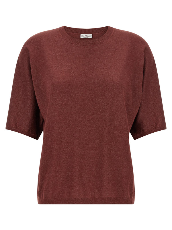 Brunello Cucinelli 51% Cashmere sweater in bordeaux