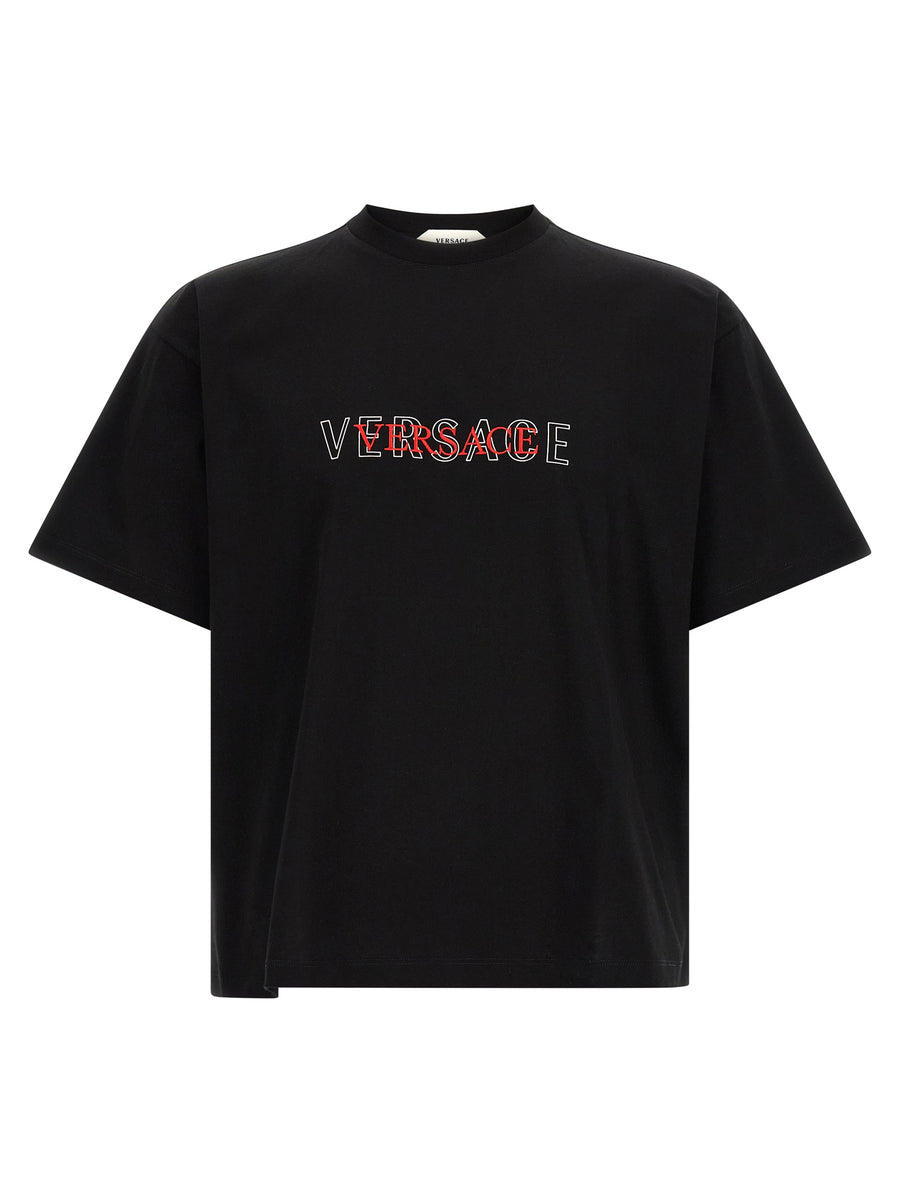 Versace 100% Cotton t-shirt in black