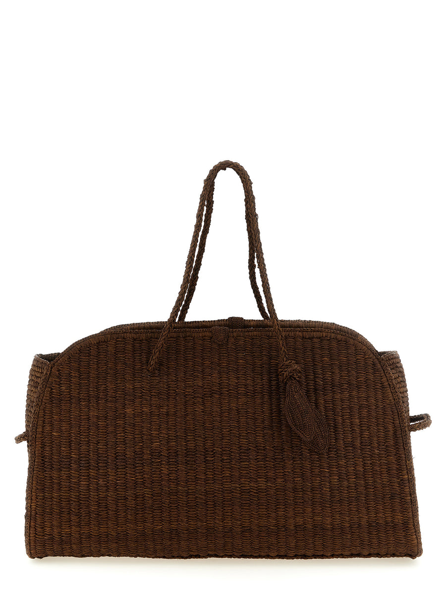 Jacquemus 100% Raffia tote bag in brown