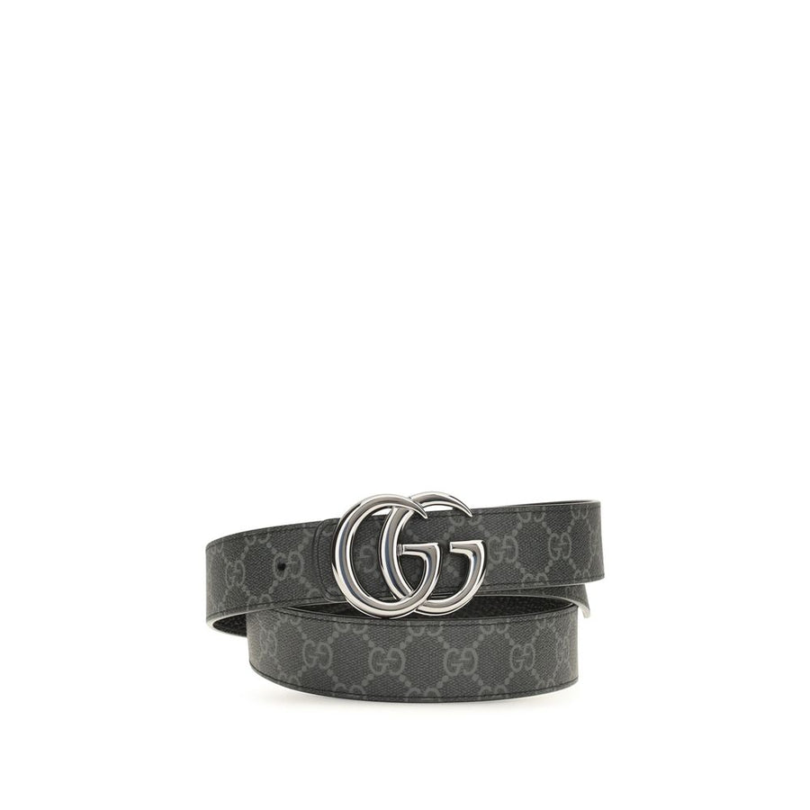 Gucci 100% Calf Leather Bos Taurus belt in black