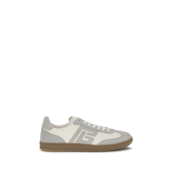 Balmain Upper: 100% Calf Leather Bos Taurus; Sole: 100% Rubber sneaker in white