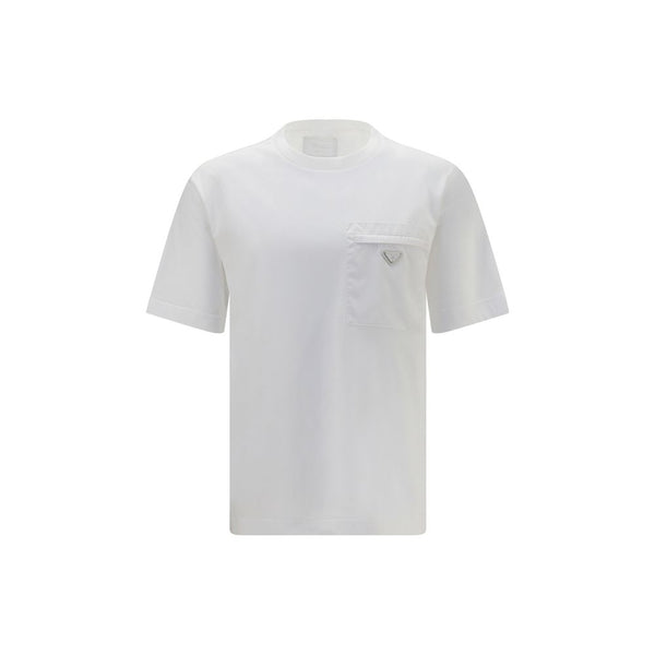 Prada 100% Cotton t-shirt in white