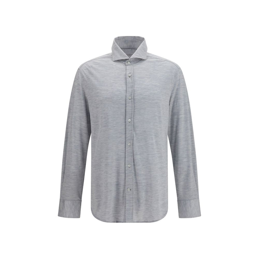 Brunello Cucinelli 62% Silk shirt in gray