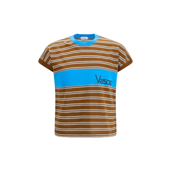 Versace 100% Cotton t-shirt in brown
