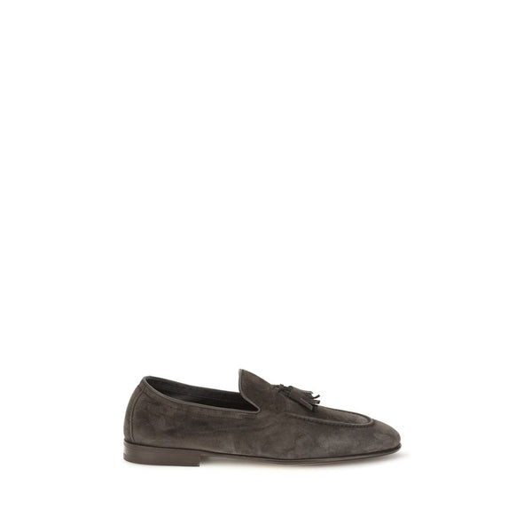 Brunello Cucinelli 100% Calf Leather Bos Taurus loafers in beige