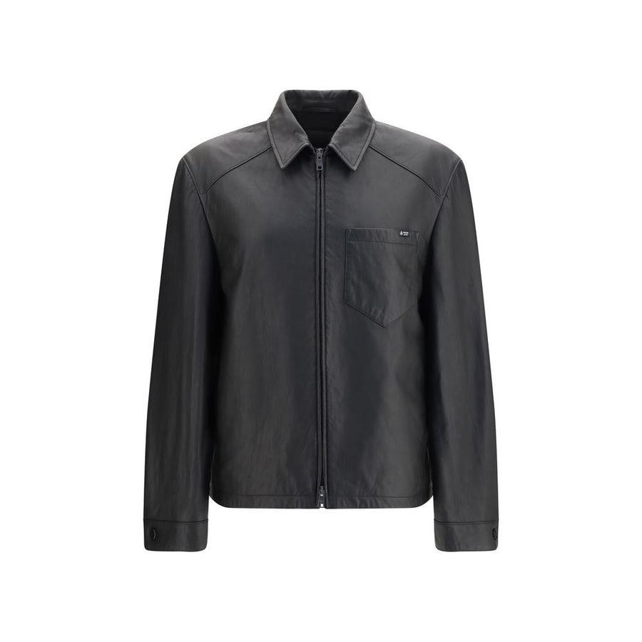 Prada 100% Lamb Ovis Aries jacket in black