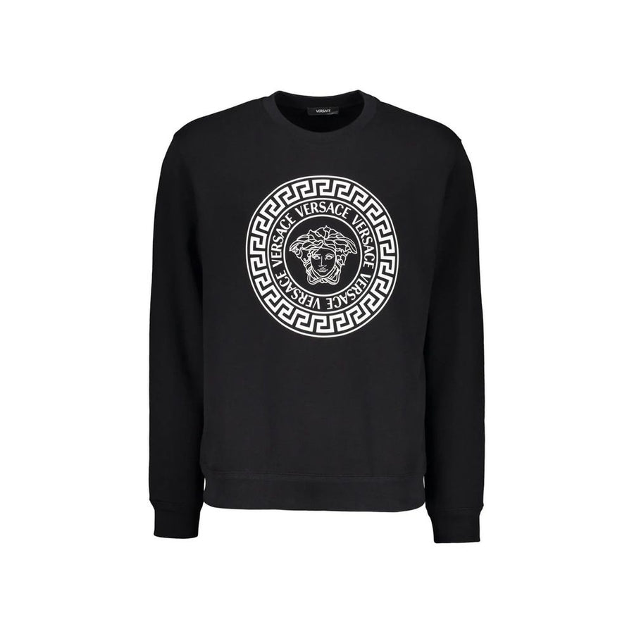 Versace 100% Cotton sweatshirt in black