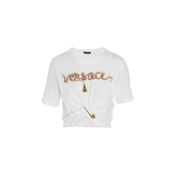 Versace 100% Cotton t-shirt in white