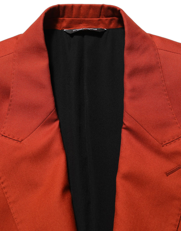 Dolce & Gabbana 90% Cashmere 10% Silk; Lining 100% Silk blazer in red