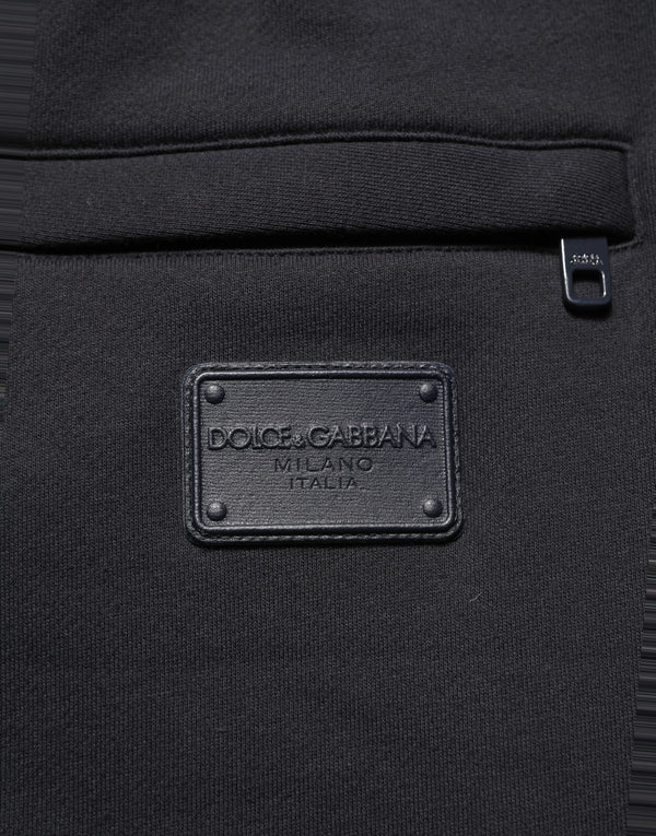Dolce & Gabbana 100% Viscose joggers in black