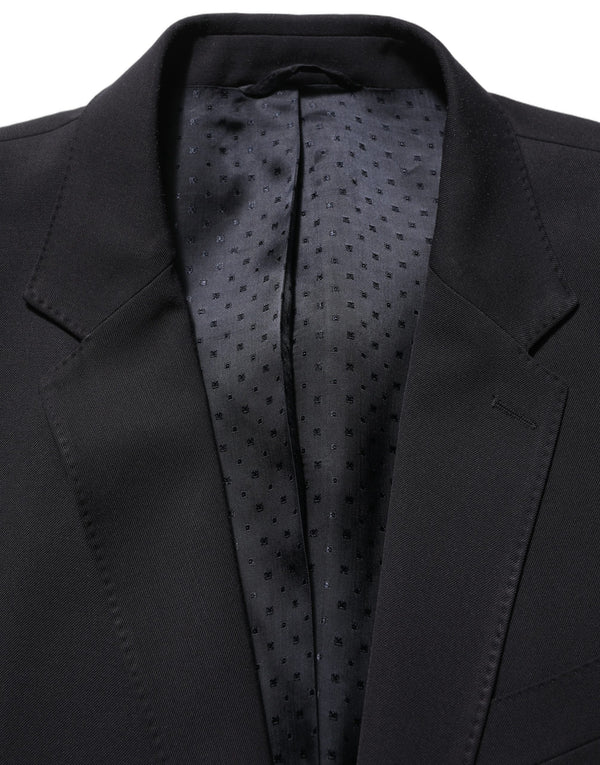 Dolce & Gabbana 58% Virgin Wool pant suit in black