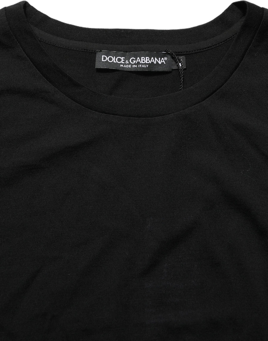 Dolce & Gabbana 100% Wool t-shirt in black