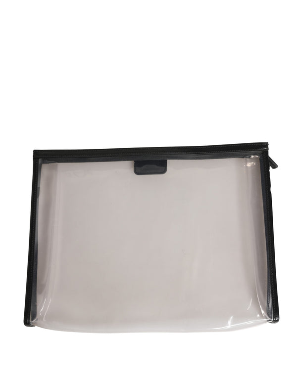 Dolce & Gabbana 90% PVC clutch in clear