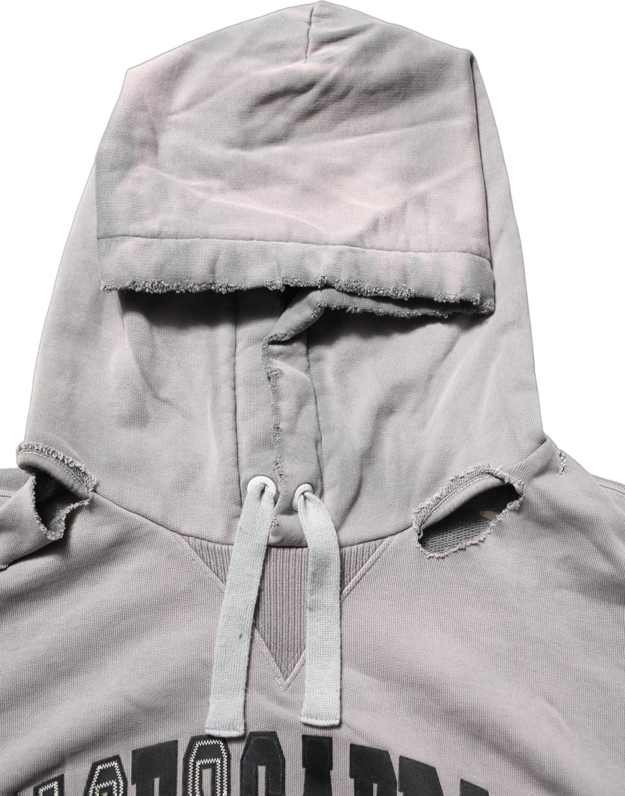 Dolce & Gabbana 100% Cotton hoodie in gray