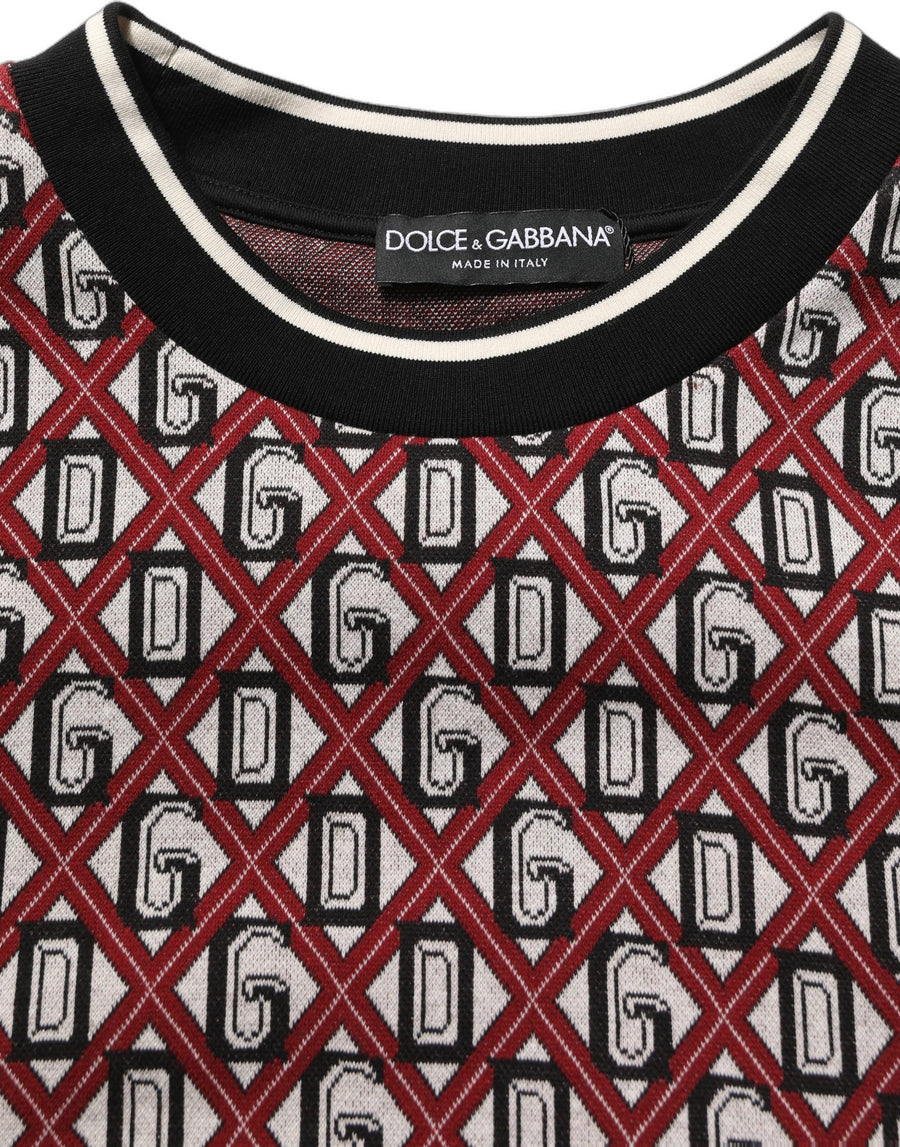 Dolce & Gabbana 91% Cotton sweater in red