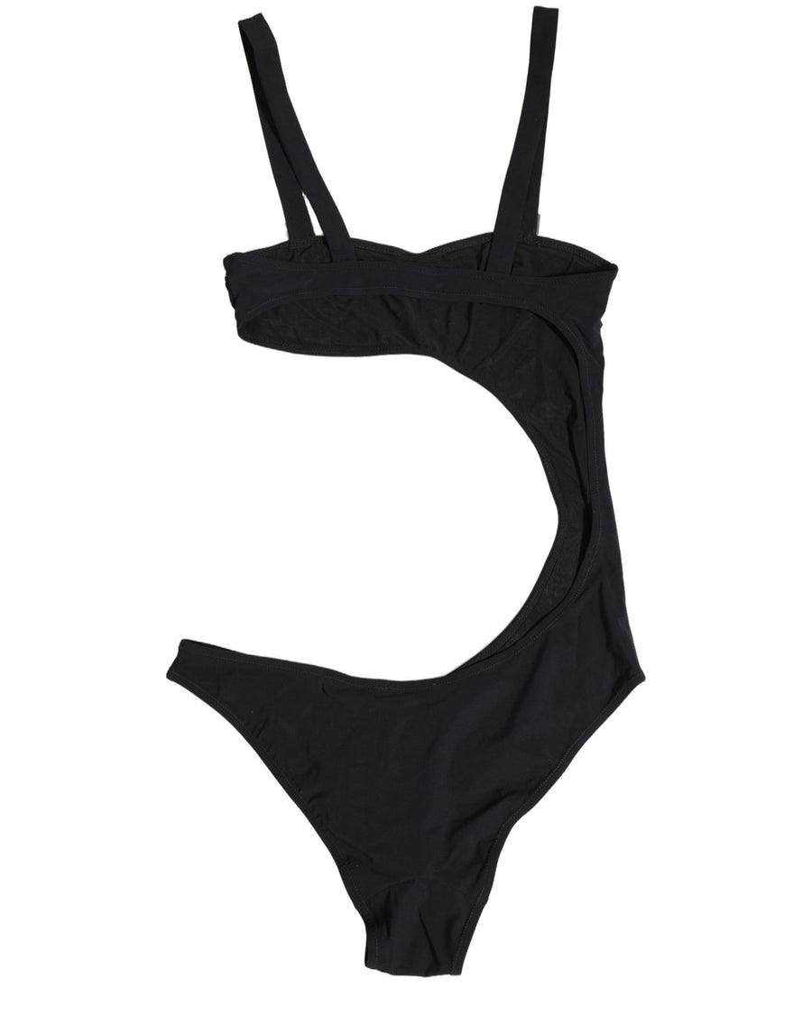 Dolce & Gabbana 25% Elastane 75% Nylon swimsuit in black