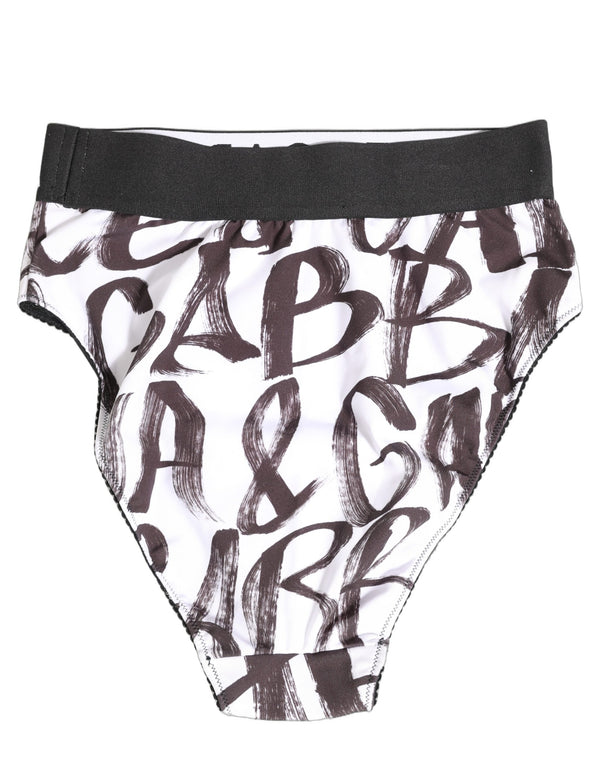Dolce & Gabbana Body: 74% Polyester high brief in white