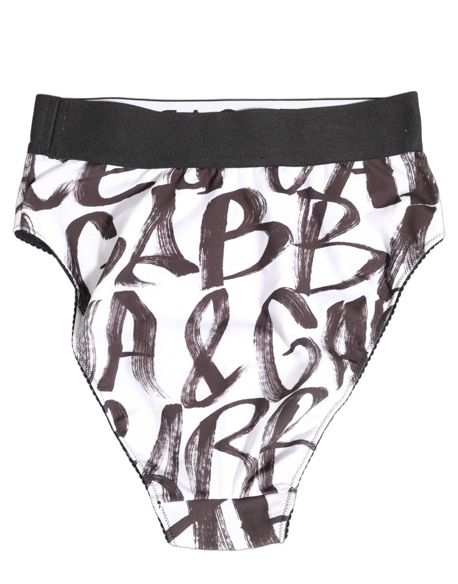 Dolce & Gabbana Body: 74% Polyester high brief in white