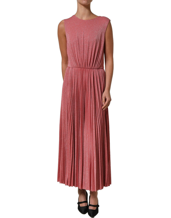 Dolce & Gabbana 65% Viscose 15% Polyester Film Fiber 14% Nylon 6% Elastane dress in pink