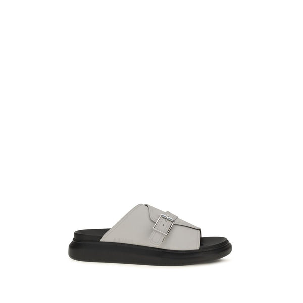 Alexander McQueen UPPER 100% Thermoplastic Polyurethane SOLE 100% Rubber sandals in gray