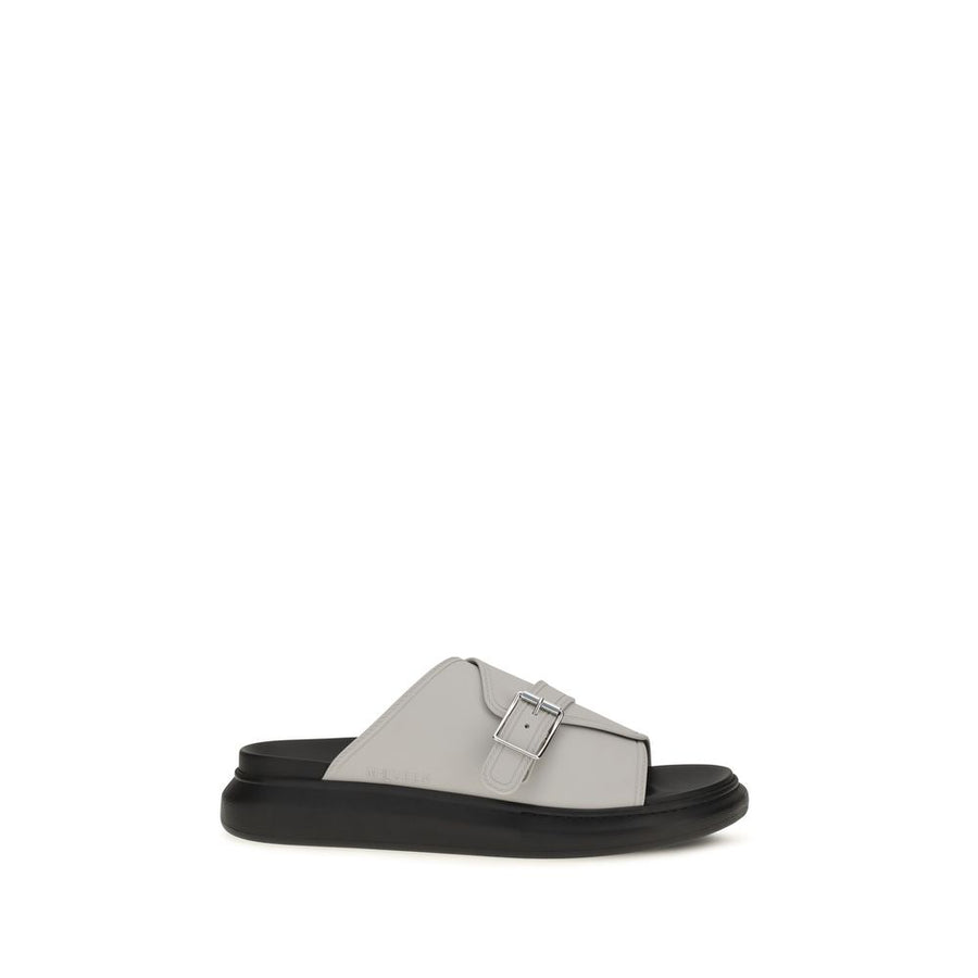 Alexander McQueen UPPER 100% Thermoplastic Polyurethane SOLE 100% Rubber sandals in gray