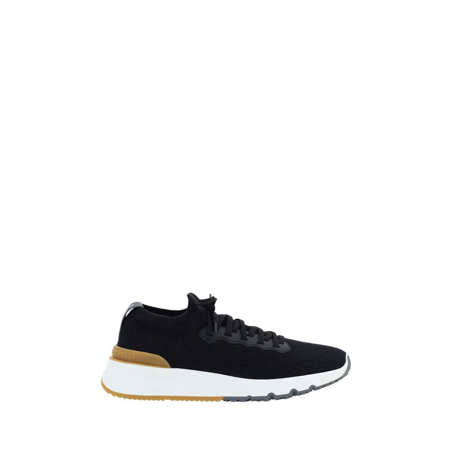 Brunello Cucinelli 100% Cotton sneaker in black