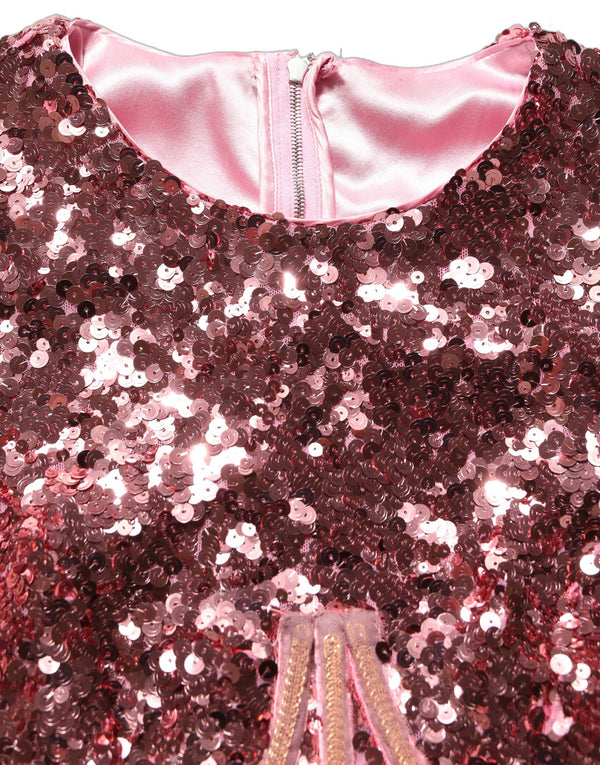 Dolce & Gabbana 94% Nylon 6% Elastane (exterior); 72% Silk 20% Nylon 8% Elastane (lining) gown in pink